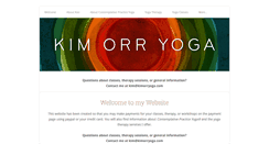 Desktop Screenshot of kimorryoga.com